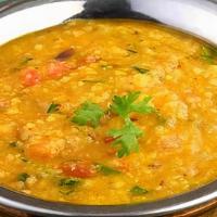 Dal Fry · Lentil cooked with onion, tomato, tempered in homemade ghee. Rice will NOT be served with En...