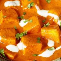 Paneer Makhani · Homemade cottage cheese dice cooked to perfection with mild spices in light creamy tomato sa...