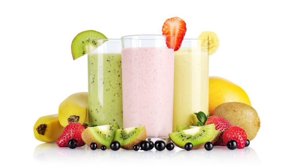 Build Your Own Smoothie · Choice of 3 fruits/veggies & base.
