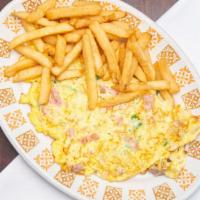 Western Omelette · Ham, onions, and peppers.