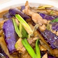 Ca 8. Salted Fish & Chicken With Eggplant / 咸鱼鸡粒茄子煲 · 
