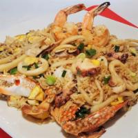 Chaufa De Mariscos · Our version of fried rice with a special seasoning. One of our most popular dishes, your cho...