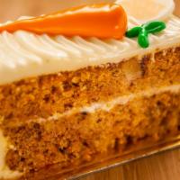 Carrot Cake · Delicious and moist cake with carrots.