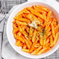 Penne Alla Vodka Sauce · Our most popular pasta dish, and NewYork's best. This dish will have you come for more.