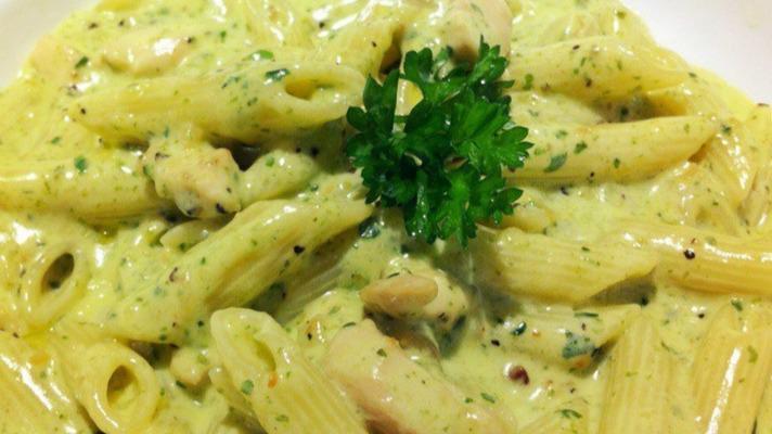 Penne Pesto · Penne pasta perfectly cooked with our homemade Creamy Pesto sauce.