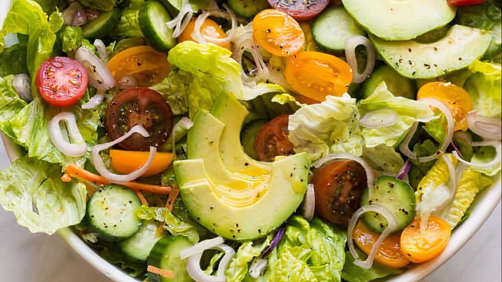 Build Your Own Salad (Medium Size) · Build your own salad with choice of lettuce or spinach, five toppings, and dressings.