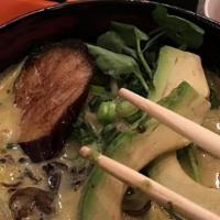 Miso Soup · Tofu, scallion, wakame, enoki mushroom.