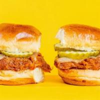 Bbq Pulled Pork Sliders · bbq smoked pulled pork, gruyère cheese, pickles  (2pc or 4pc)