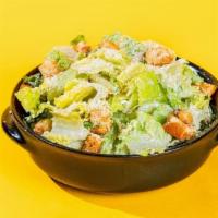 Small Caesar Salad · lettuce, house caesar dressing, shaved parmesan, spicy brioche croutons