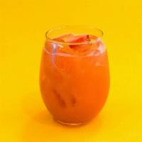 Just Peachy Sangria · white wine, spanish brandy, white peach puree, orange liqueur