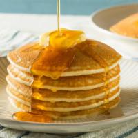 Original Pancakes · Fluffy, buttery, light, classic buttermilk pancakes. Served with real butter and maple syrup.