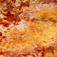 Fresh Mozzarella Pizza · Filetto sauce, fresh mozzarella, basil leaf, and slices of tomato or roasted peppers.