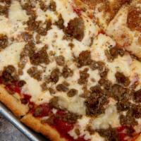 Brooklyn Sicilian Pizza · Cook's special sauce and mozzarella.