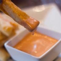 Yuca Frita · Chipotle ketchup, chili salt