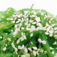 Seaweed Salad · Japanese green seaweed.