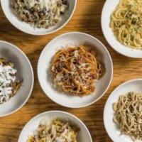 Gluten Free Pasta · Your Choice of Ragu