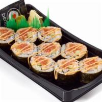 Spicy Tuna Roll · 340 calories. Spicy tuna roll with cucumber.