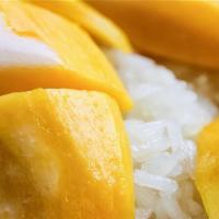 Mango Sticky Rice · Fresh mango with sweet sticky rice