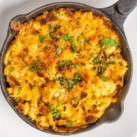 Mac & Cheese · Cheddar & American cheese & macaroni topped seasoned panko