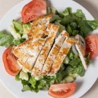 House Salad With Grilled Chicken · 