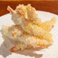 Shrimp Tempura · Served with white rice, miso soup, or salad.