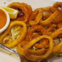 Calamari (Kalamar) · Deep fried squid.