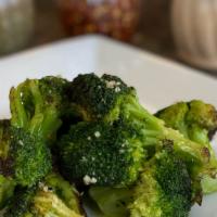Broccoli · Sautéed with garlic and oil.