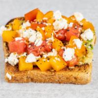 The G.O.A.T. · 6-grain toast topped with goat cheese, tomato, and fresh mint