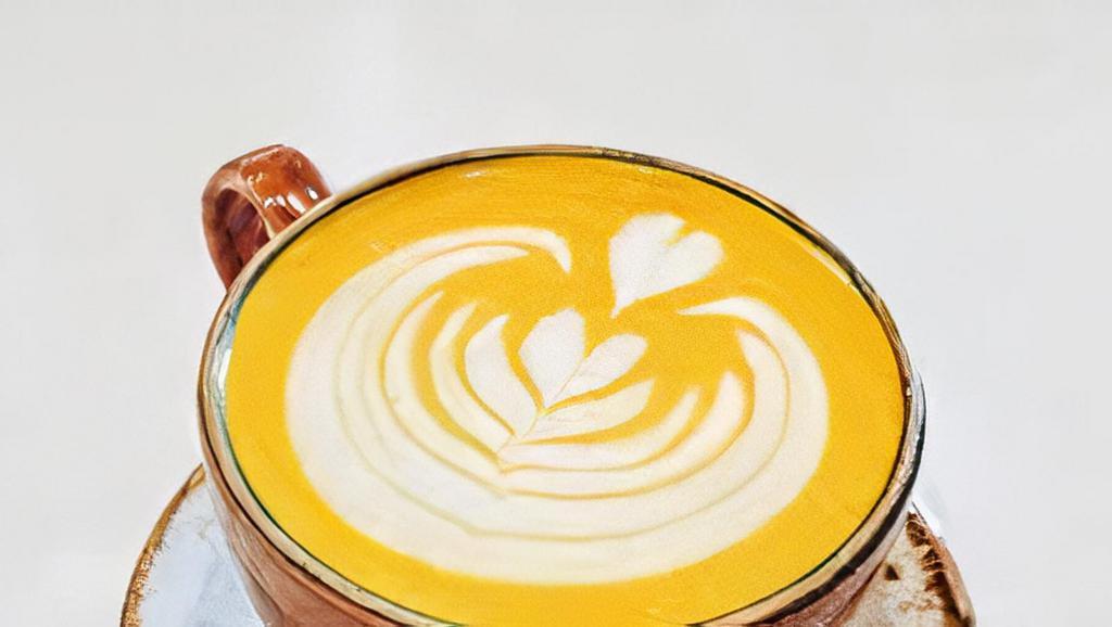 Golden Milk Turmeric Latte - 12 Oz Hot · TURMERIC + HONEY + SPICES + STEAMED MILK

NOTE: FOR ALL HOT OPTIONS, TEMPERATURE MIGHT NOT BE OPTIMAL WHEN IT ARRIVES AT YOUR DOORSTEP.