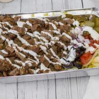 Lamb Over Rice · Comes with lettuce tomatoes please tell us if you want white sauce -and hot sauce on it plea...