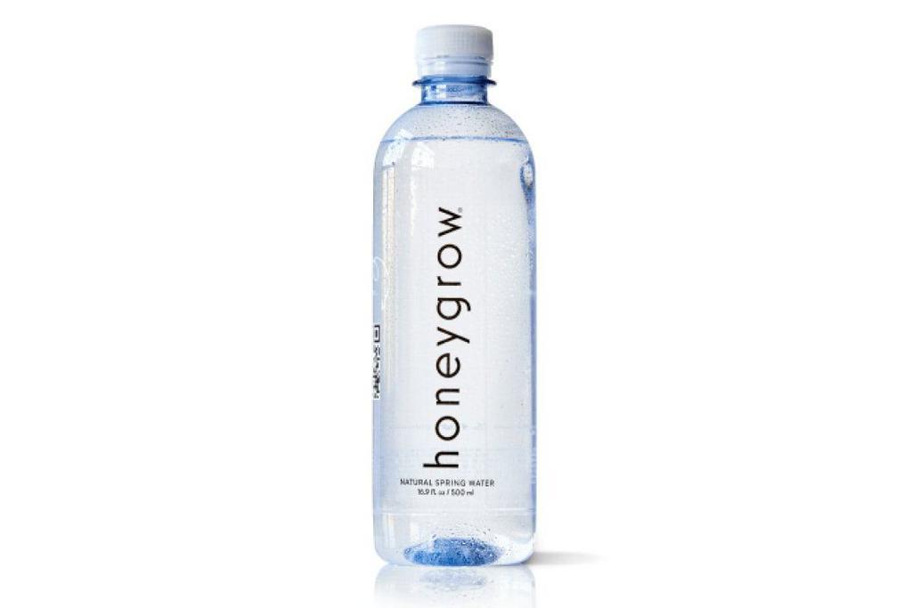 Bottled Spring Water · Hydration is key! Pure spring water, bottled just for us.