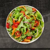 Classic Garden Salad · (Vegetarian) Romaine lettuce, cherry tomatoes, carrots, and dressed tossed with lemon juice ...