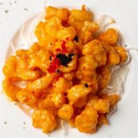 Rock Shrimp Tempura · Served with spicy, creamy sauce.