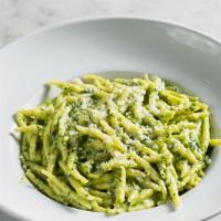 Pesto · Penne, basil, parmigiano.