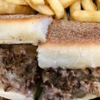 Philly Cheese Steak · Sautéed Steak with Fried Onions and Choice of Cheese.
