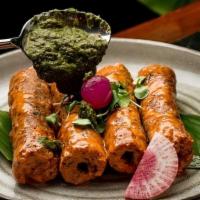 Chicken Seekh Kabab · minced goat, amul cheese