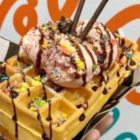 Belgian Waffle And Ice Cream · Belgian Waffle and Ice Cream