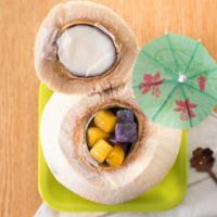 Coconut Pudding With Taro Ball · 