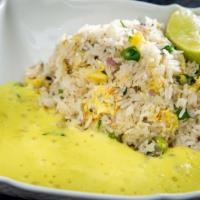 Vegetable Fried Rice · Gluten-free. Coconut-curry, pineapple.