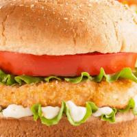 Chicken Sandwich · Served with Lettuce, Tomatoes and Mayo.