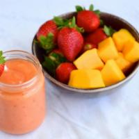 Summer Twist Smoothie · Fresh smoothie made with Strawberry, papaya and pineapple.