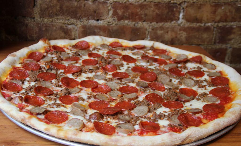 Meat Lover'S Pizza  · Pepperoni, sausage, ground beef, Meatballss.