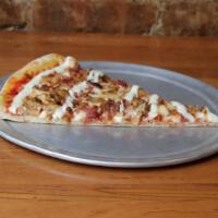 Chicken Bacon Ranch Pizza Slice · 