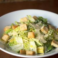 Caesar Salad · Romaine lettuce, Romano cheese, croutons, caesar dressing.