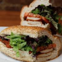 Chicken Cutlet Hero · Lettuce, tomatoes, and mayo.