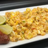 Migas  · Corn Cake mixed with egg