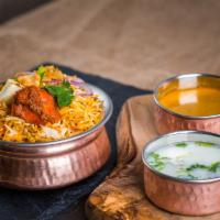 Chicken Tikka Biryani · Highly recommended by chef.