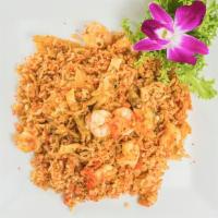Japanese Fried Rice · Kimchi, Tobiko, Egg and Scallion