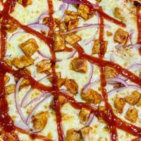 Large 16 Inch  Special Bbq Pizza · Chicken, BBQ sauce, Red Onions
