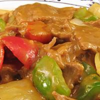 Curry Beef With Onion · Spicy. Served with white rice